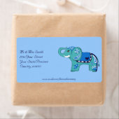 ヘナ象（青/淡青） ラベル (インサイチュ)