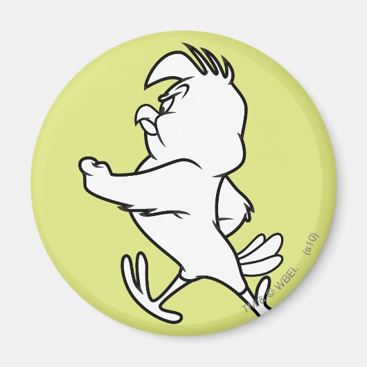 ヘネリーホーク歩く マグネット (正面)