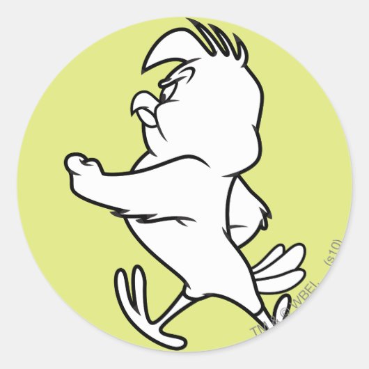 ヘネリーホーク歩く ラウンドシール (正面)