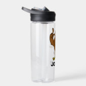 ヘネリー・ホーク叫び |名前の追加 ウォーターボトル (右面)