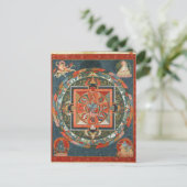 ヘバジュラチベット仏教神曼荼羅 ポストカード (スタンド正面)