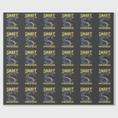 ヘビおもしろいウイスパー動物爬虫類所有者 ラッピングペーパー (フラット)