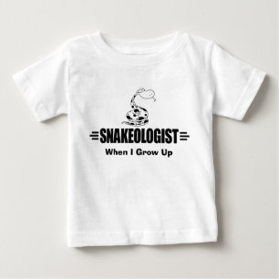 ヘビおもしろい ベビーTシャツ