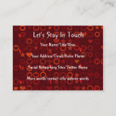 ヘビおよび五芒星 名刺 (裏面)