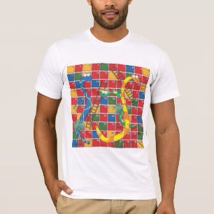 ヘビおよび梯子 Tシャツ