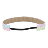 ヘビが付いているパターン アスレチックヘッドバンド (裏面)