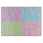 ヘビが付いているパターン カッティングボード (正面)