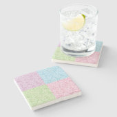 ヘビが付いているパターン ストーンコースター (横)