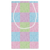 ヘビが付いているパターン スモールペーパーバッグ (裏面)