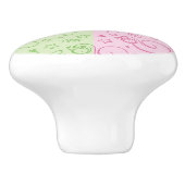 ヘビが付いているパターン セラミックノブ (側面)