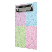 ヘビが付いているパターン ミニクリップボード (アングル2)