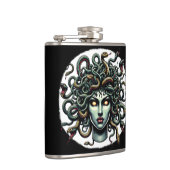 ヘビだらけの緑の眺めメドゥサ フラスク (右)