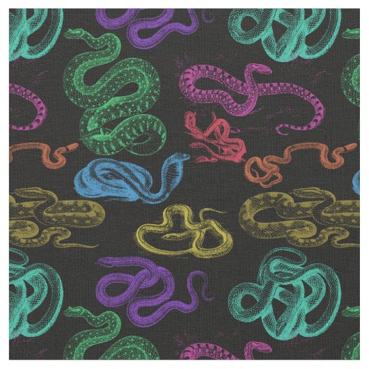 ヘビだ！ ファブリック (クローズアップ)