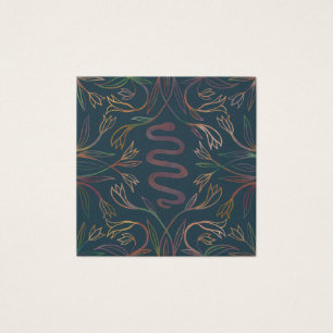 ヘビつる植物イヤリングネックレスジュエリー表示カード