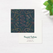 ヘビつる植物イヤリングネックレスジュエリー表示カード (デスク)