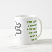 ヘビとの会話 コーヒーマグカップ (正面右)