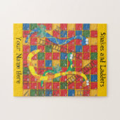 ヘビとはしご ジグソーパズル (横)