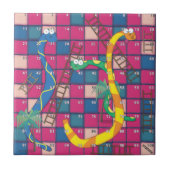 ヘビとはしご タイル (正面)