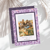 ヘビとキノコの紫2中国の写真新年 シーズンカード