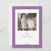 ヘビとキノコの黒い中国の写真新年 シーズンカード (裏面)