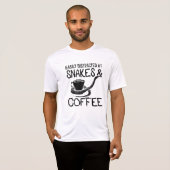 ヘビとコーヒー Tシャツ (正面フル)
