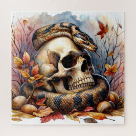ヘビとスカル秋 ジグソーパズル