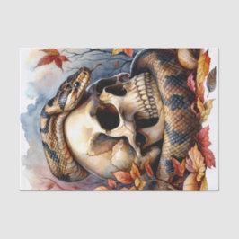 ヘビとスカル紅葉 薄葉紙