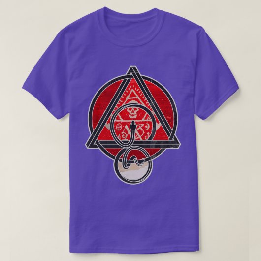 ヘビとスカル Tシャツ (デザイン正面)
