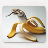 ヘビとバナナ融合 マウスパッド (正面)