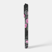 ヘビとピンクのバラ iPhoneケース (左側面)