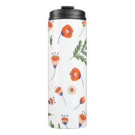 ヘビとフローラ妖精プリント タンブラー