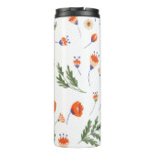 ヘビとフローラ妖精プリント タンブラー (裏面)