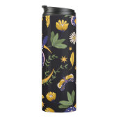 ヘビとフローラ妖精プリント タンブラー (回転右)