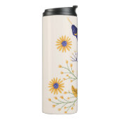 ヘビとフローラ妖精プリント タンブラー (回転左)