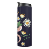 ヘビとフローラ妖精プリント タンブラー (回転右)