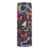 ヘビとフローラ妖精プリント タンブラー (裏面)