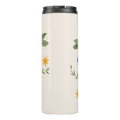 ヘビとフローラ妖精プリント タンブラー (裏面)