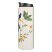 ヘビとフローラ妖精プリント タンブラー (回転右)