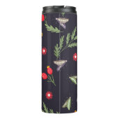 ヘビとフローラ妖精プリント タンブラー (裏面)