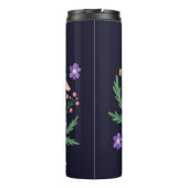 ヘビとフローラ妖精プリント タンブラー (裏面)