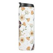 ヘビとフローラ妖精プリント タンブラー (回転右)