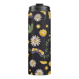 ヘビとフローラ妖精プリント タンブラー