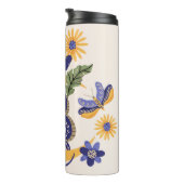 ヘビとフローラ妖精プリント タンブラー (回転右)