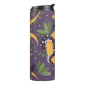 ヘビとフローラ妖精プリント タンブラー (回転左)