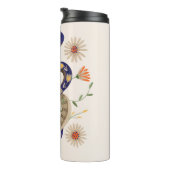 ヘビとフローラ妖精プリント タンブラー (回転右)