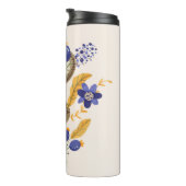 ヘビとフローラ妖精プリント タンブラー (回転右)