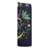 ヘビとフローラ妖精プリント タンブラー (回転右)