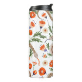 ヘビとフローラ妖精プリント タンブラー (回転左)