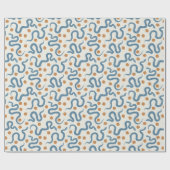 ヘビとリンゴ ラッピングペーパー (フラット)