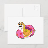 ヘビと卵 ポストカード (正面/裏面)